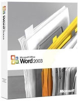 Microsoft Word 2003, 3-pack (059-05366)